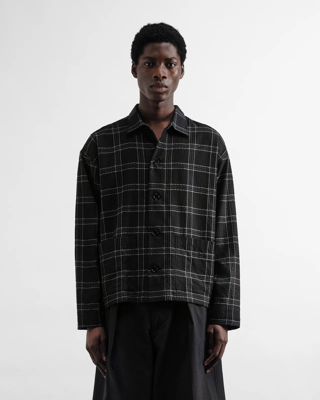PJ Overshirt - Black/Grey