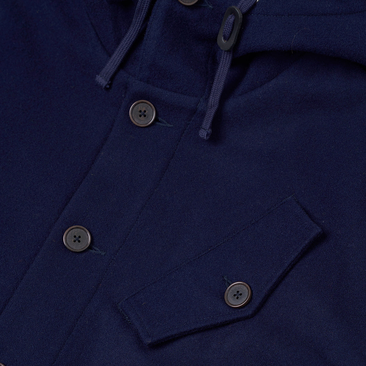 Boston Parka - Navy Mowbray Wool