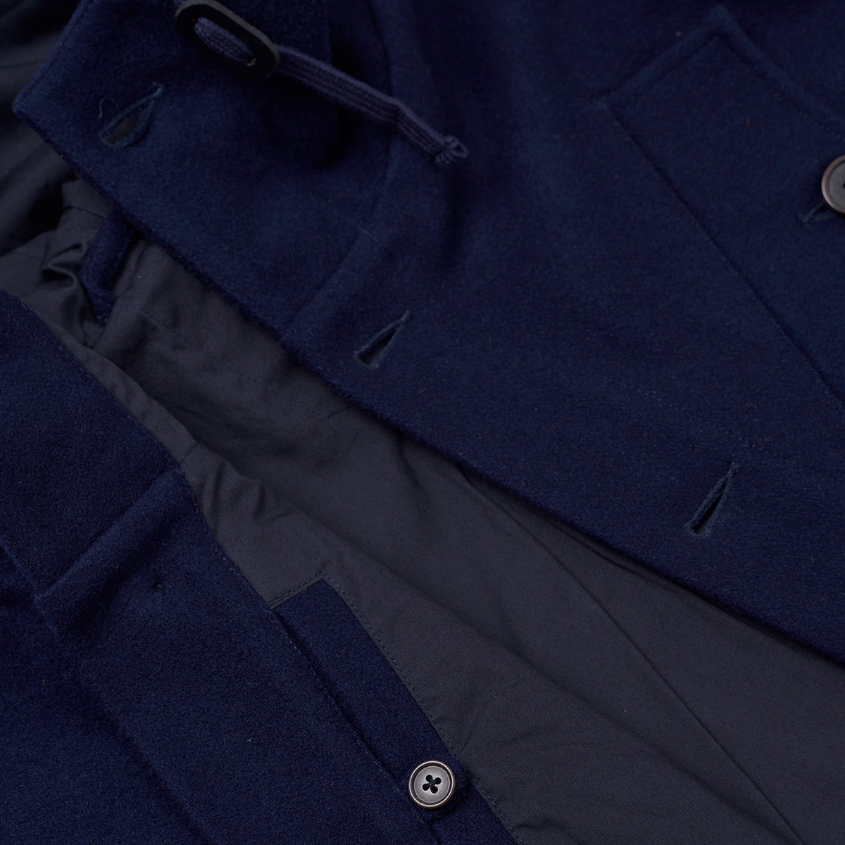 Boston Parka - Navy Mowbray Wool