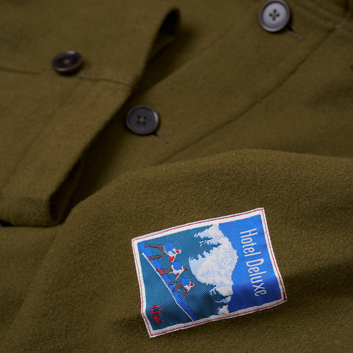 Boston Parka - Olive Mowbray Wool