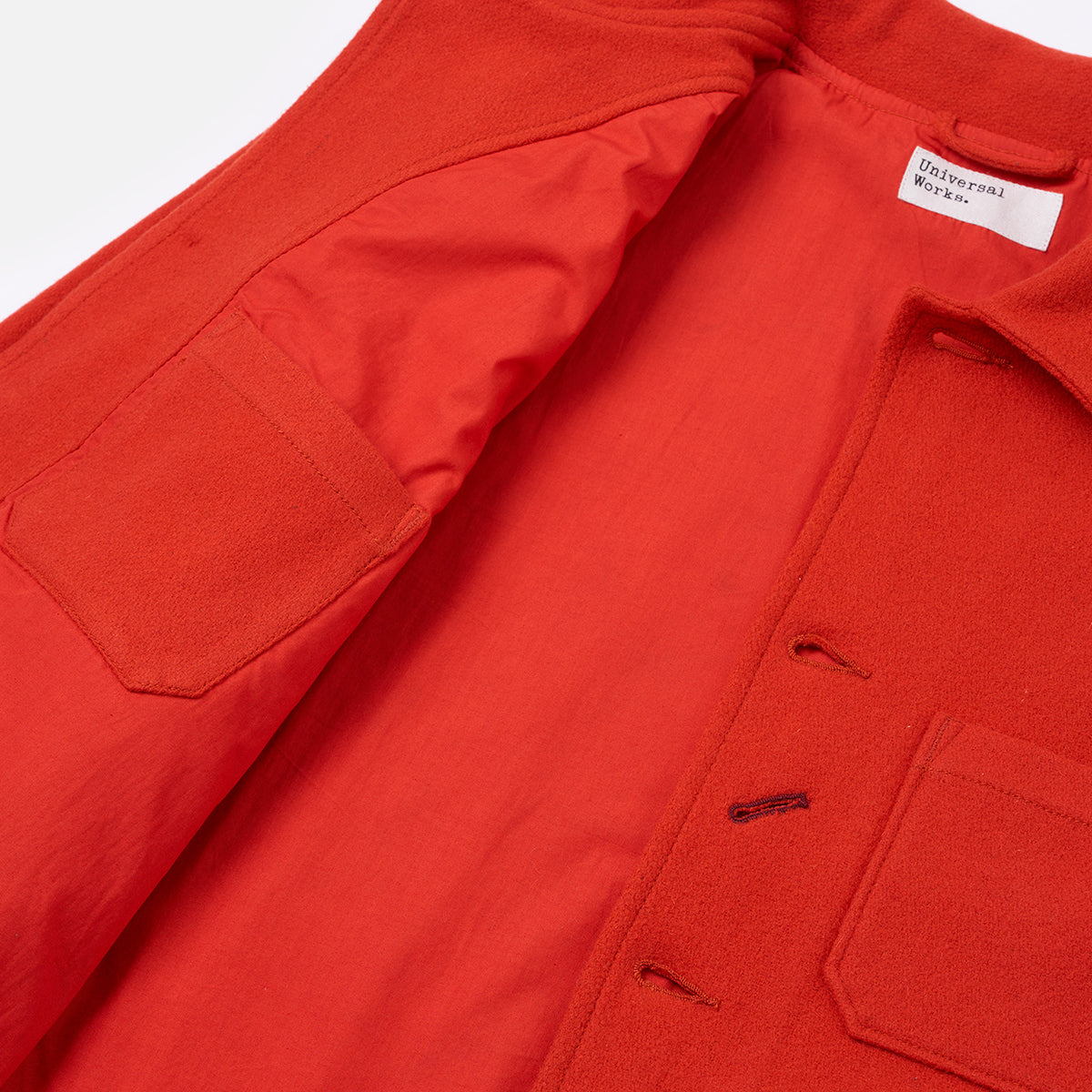 Ives Jacket - Orange Mowbray Wool