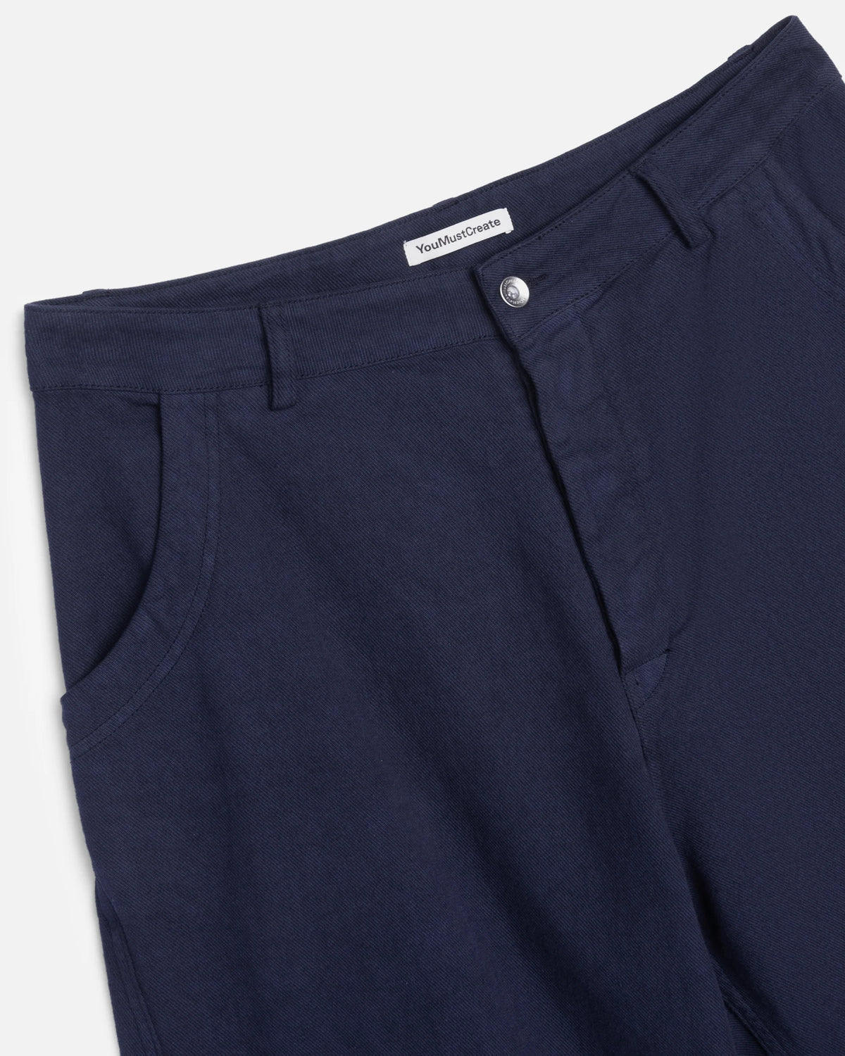 Twisted Seam Trouser - Navy