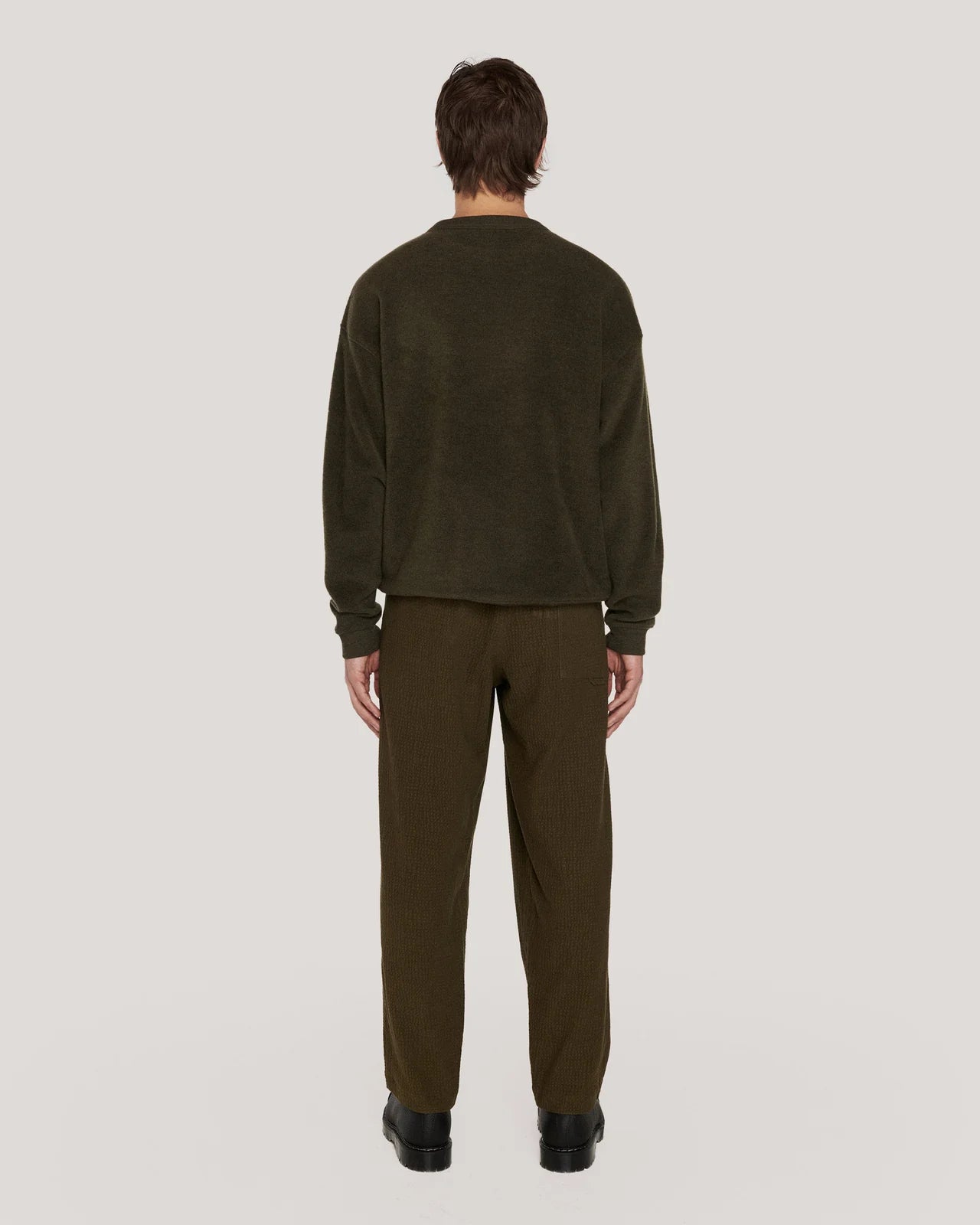 Alva Skate Trousers - Green Seersucker