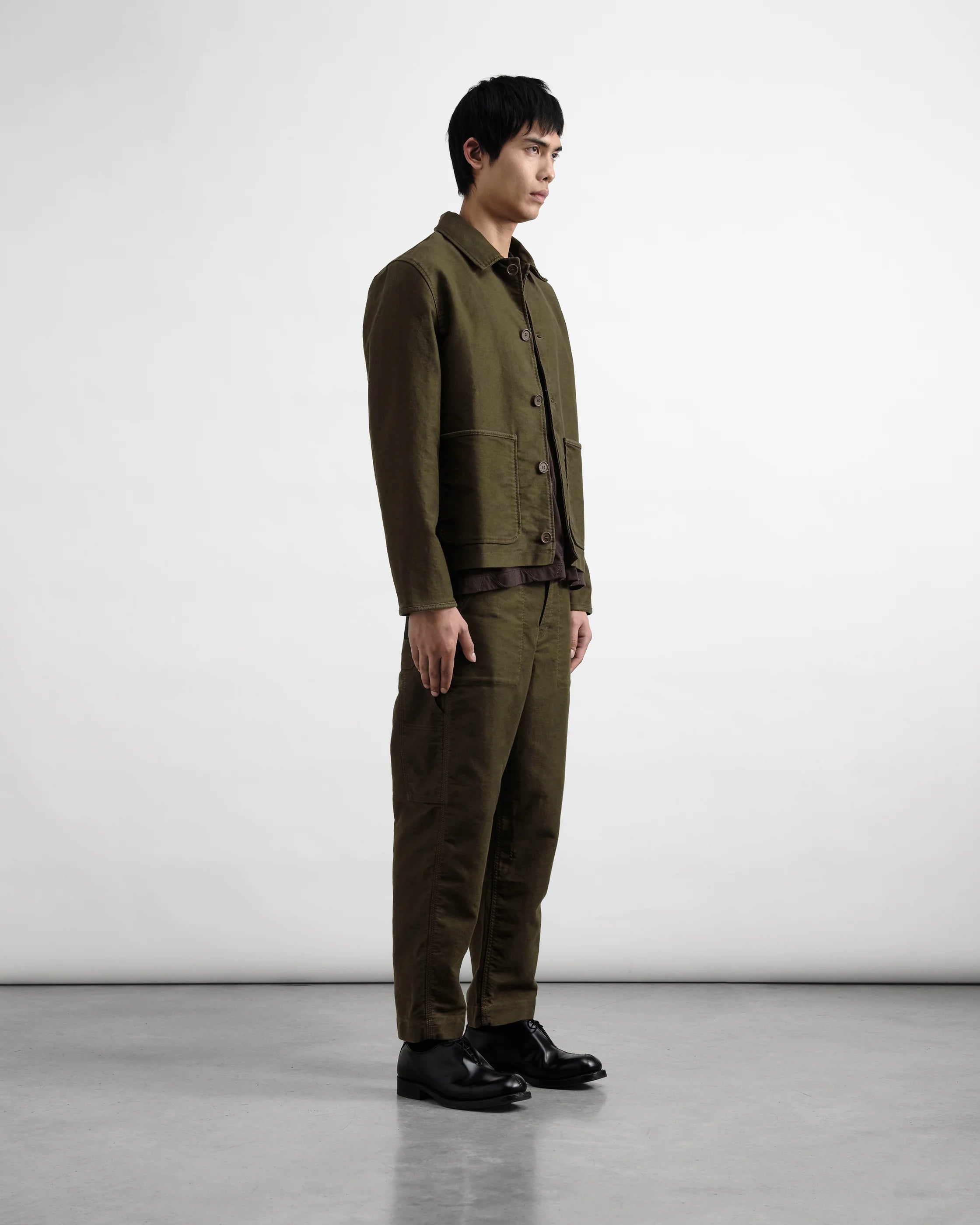 Painter Trouser - Olive Moleskin
