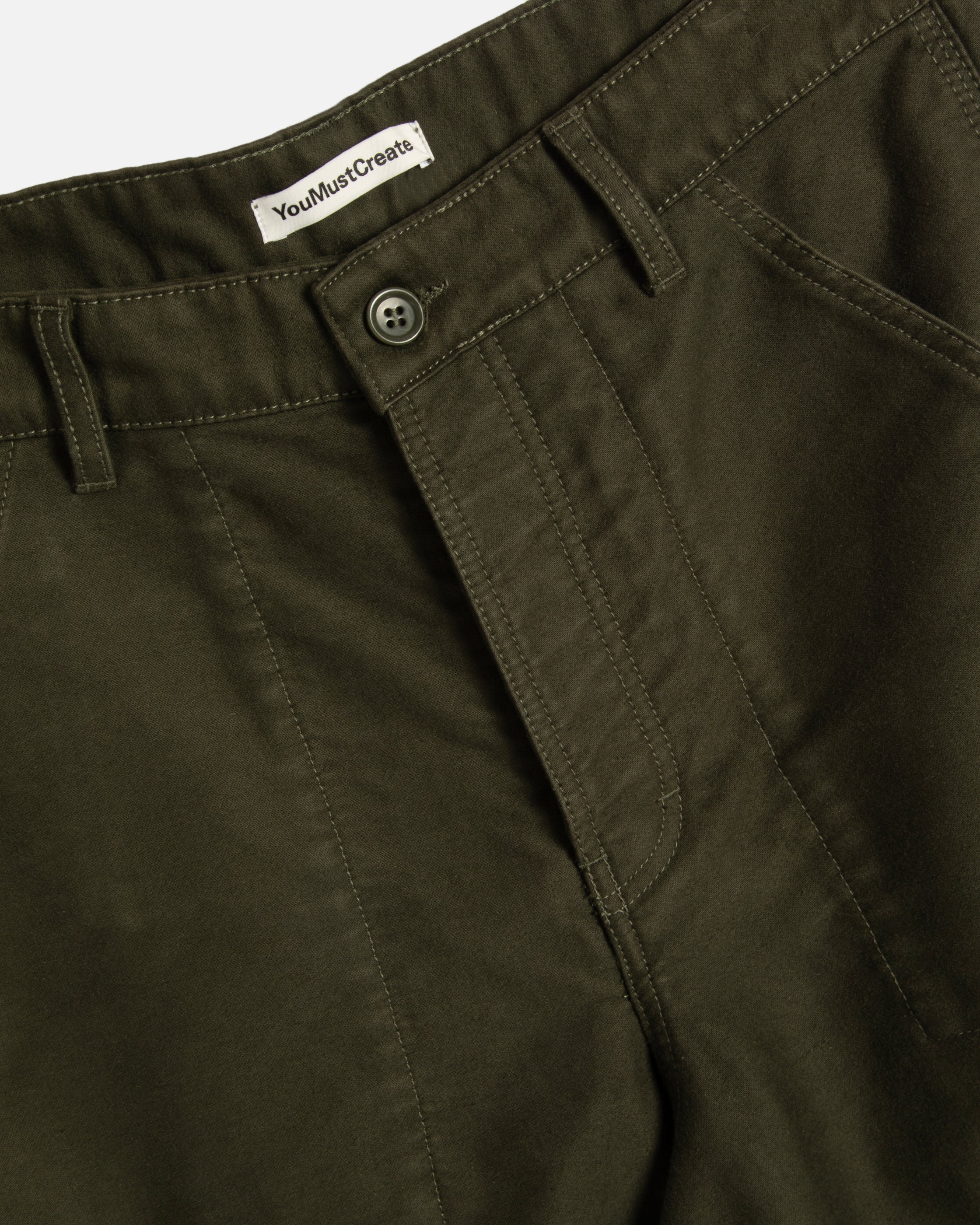 Painter Trouser - Olive Moleskin