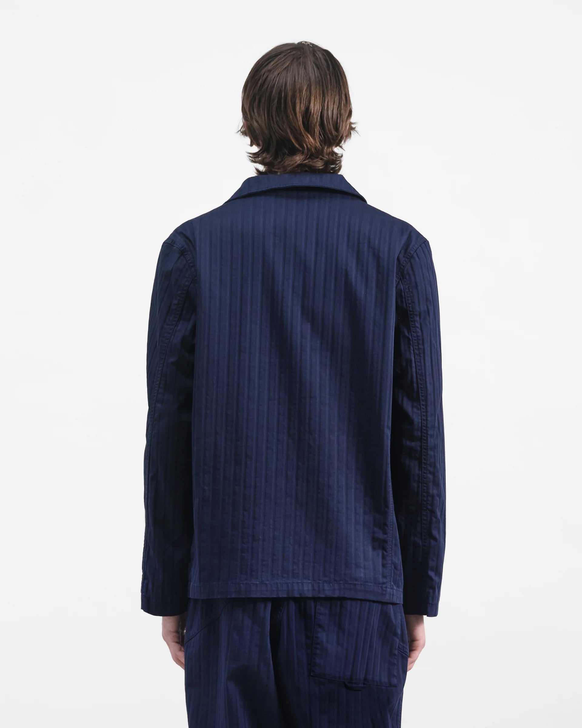 Scuttlers Jacket - Navy Herringbone