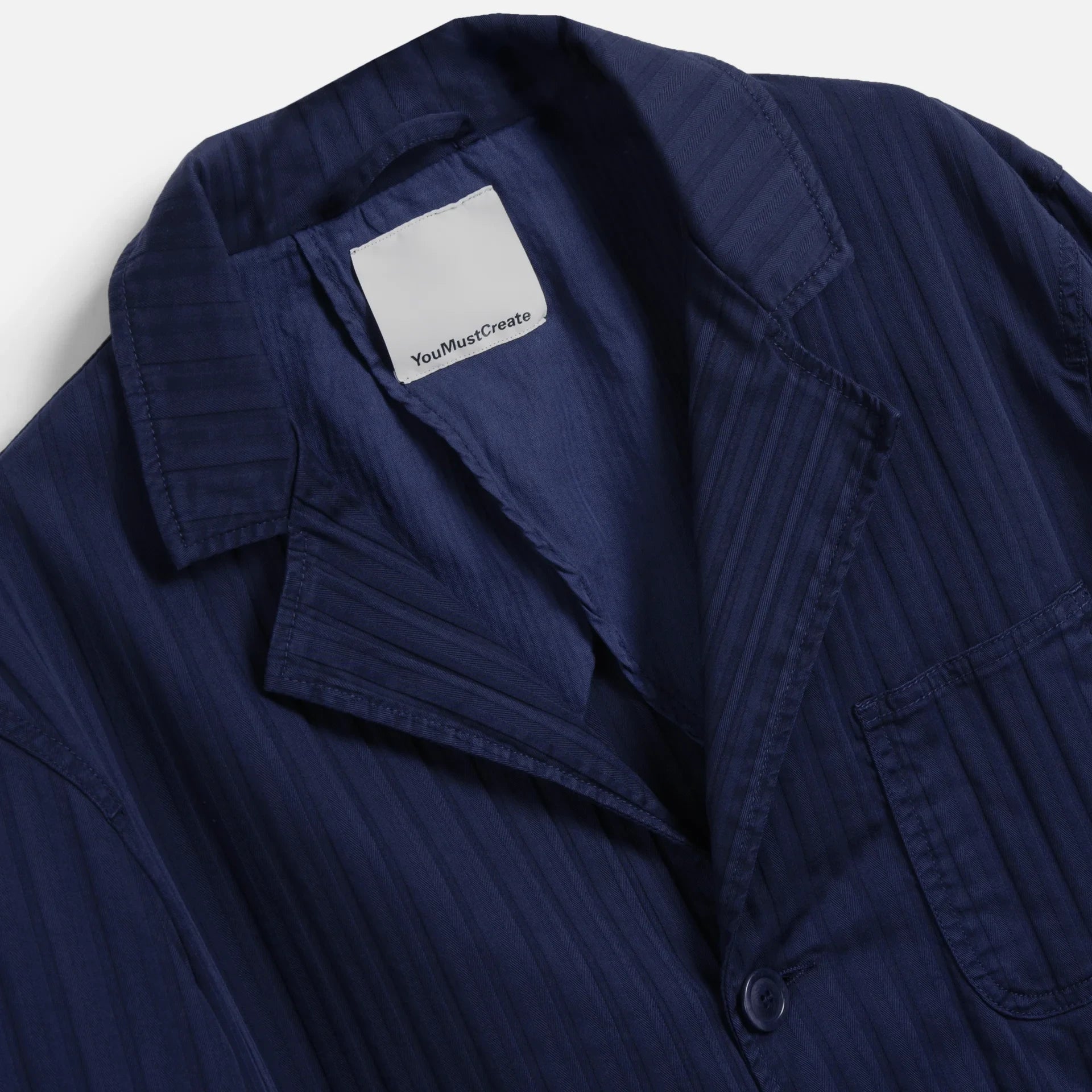 Scuttlers Jacket - Navy Herringbone