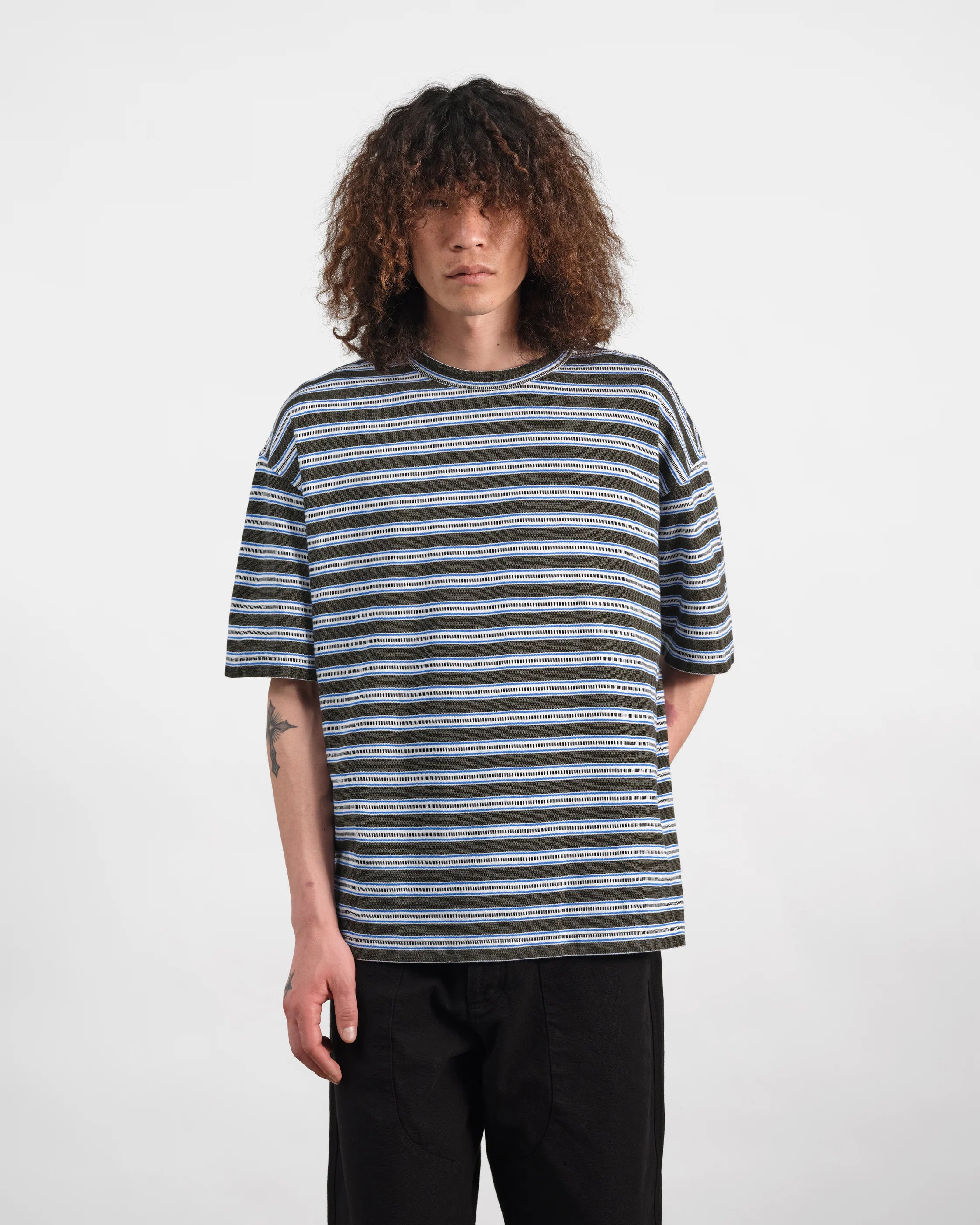 Triple T-Shirt - Dark Green Multi