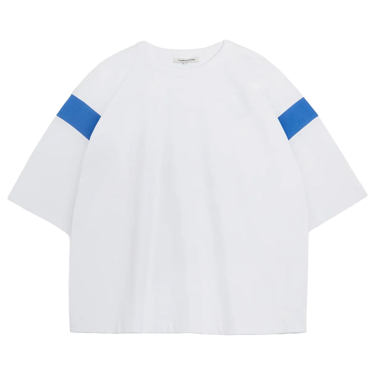 Skate T-Shirt - White/Blue