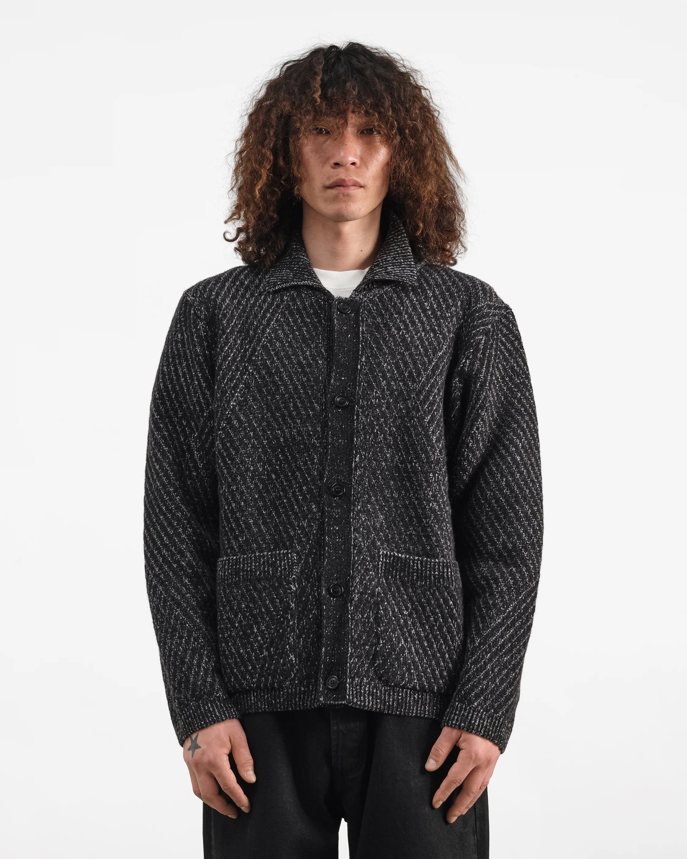 Baker Cardigan - Charcoal