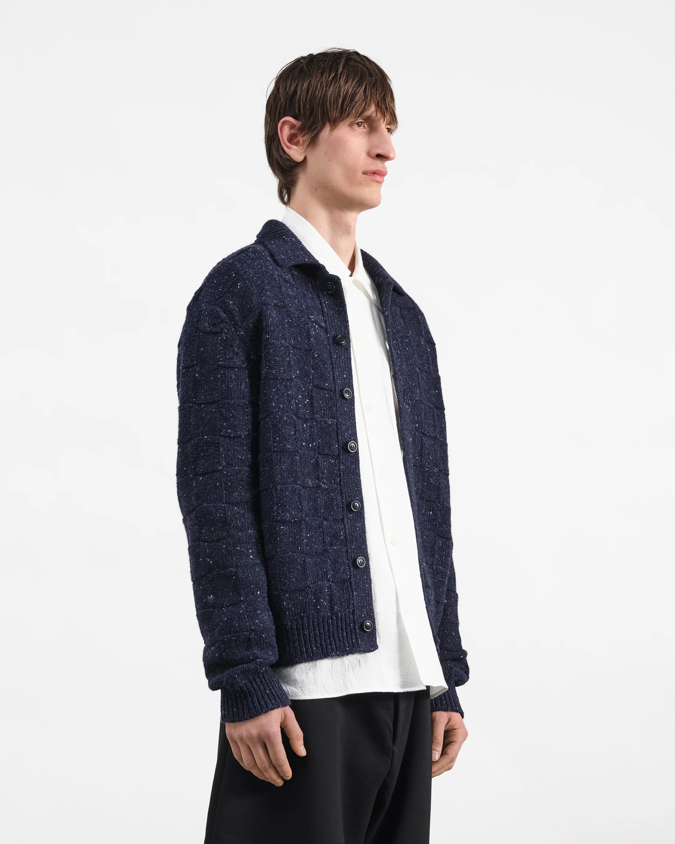 Rat Pack Cardigan - Navy