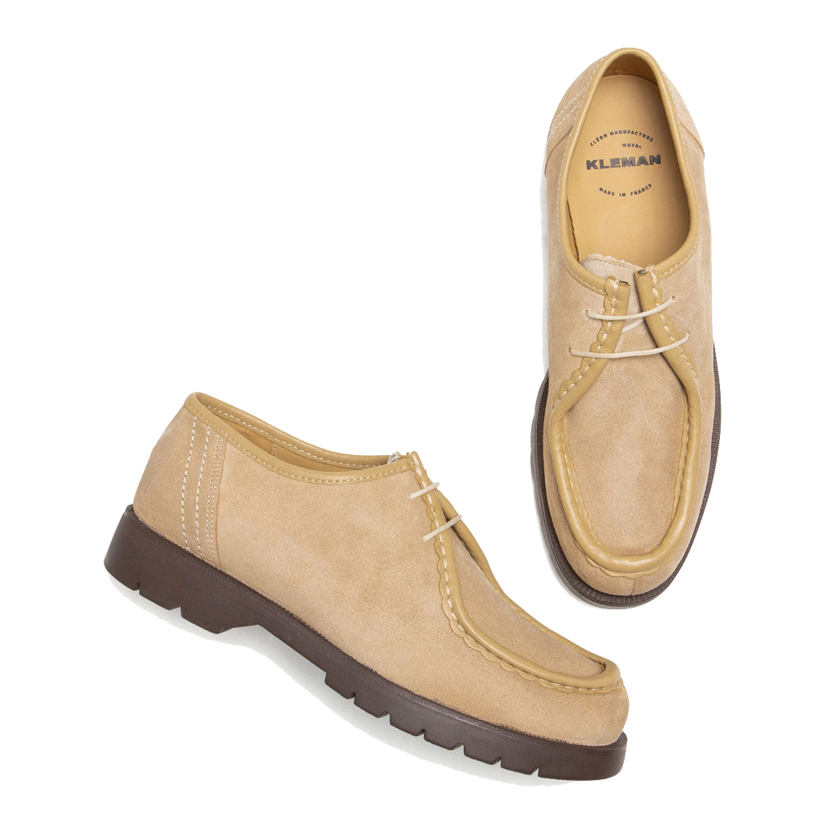 Padror Tyrolean Suede Shoe - Beige