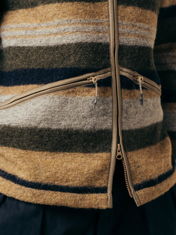 Dreghorn Fleece - Stripe Italian Wool