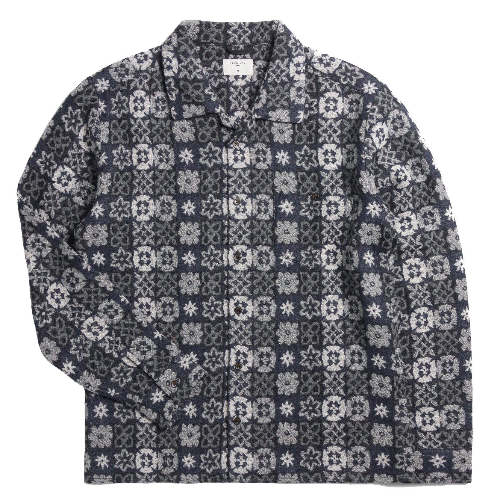 Ashdown Wildflower Wool Shirt - Black Multi