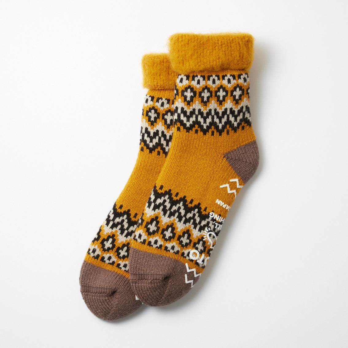Comfy Room Socks "Nordic" - Yellow