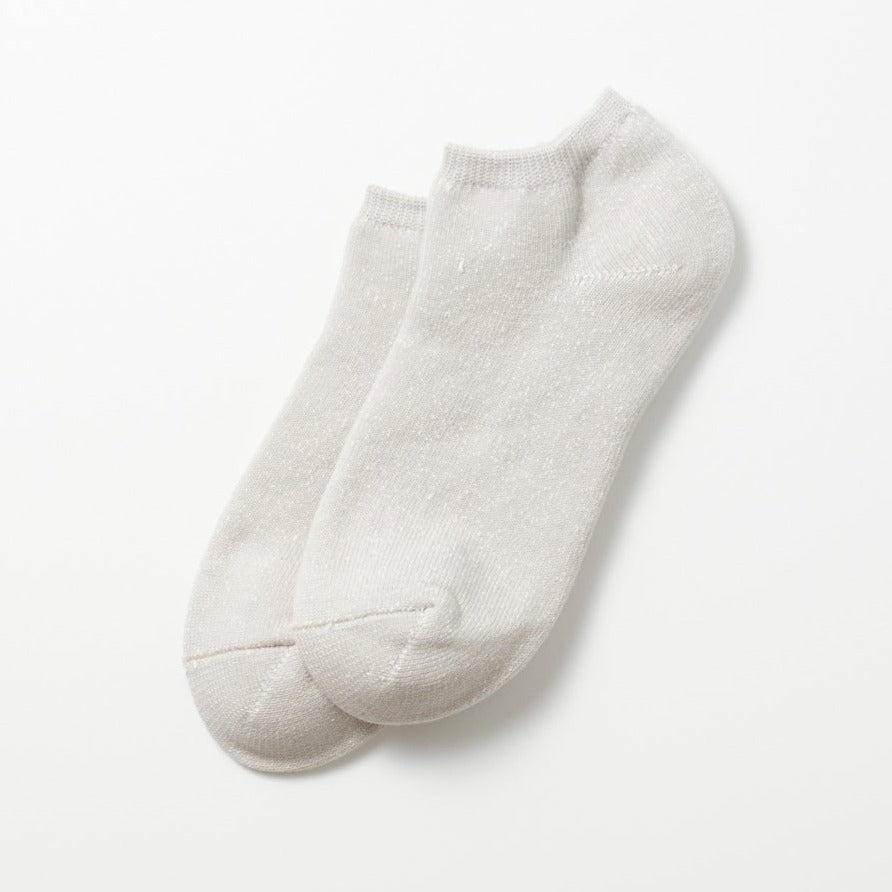 Washi Pile Short Socks - Grey