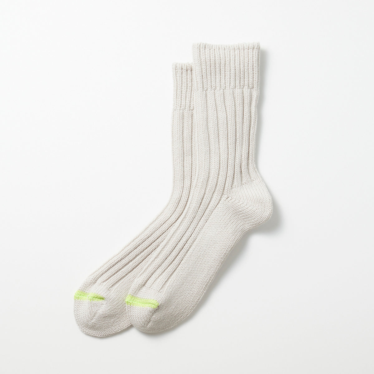 Chunky Ribbed Socks - Pale Gray