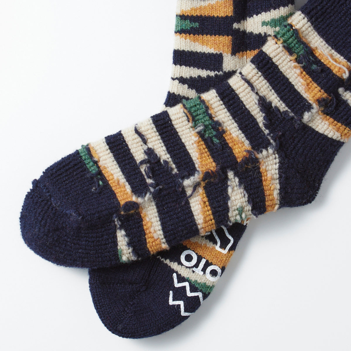 Merino Lambswool Comfy Room Sock - Navy