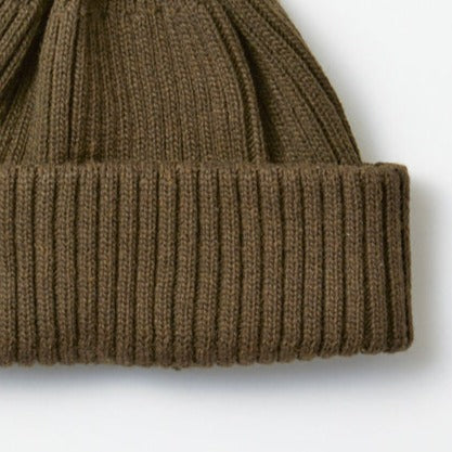 Recycle W/Pl 2×2 Beanie - D.Olive