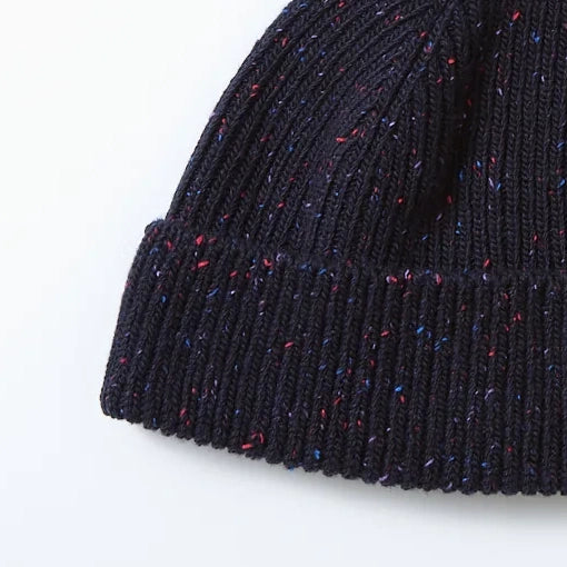 Nep Wool Seamless Beanie - Navy