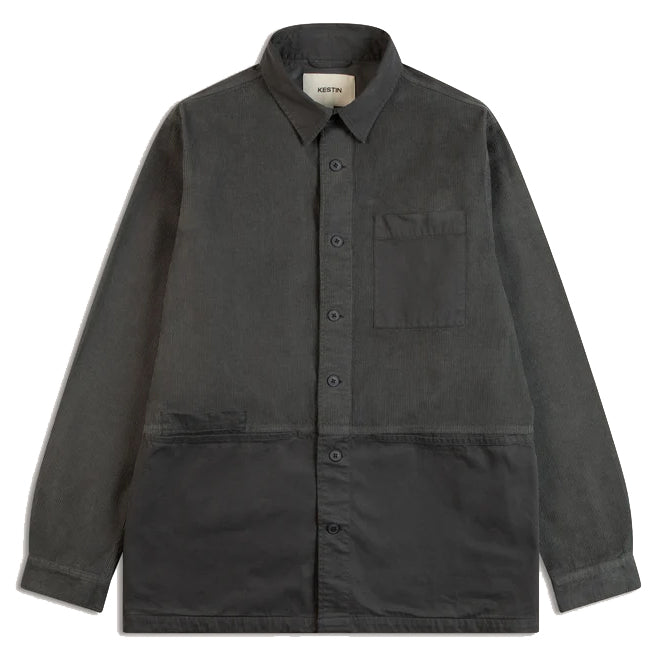 Rosyth Overshirt - Charcoal Cord / Twill Blend