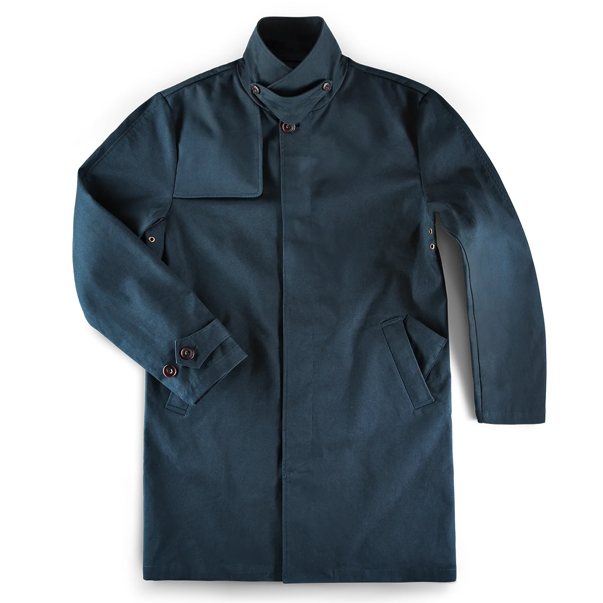 &Sons Woodward Raincoat - Navy