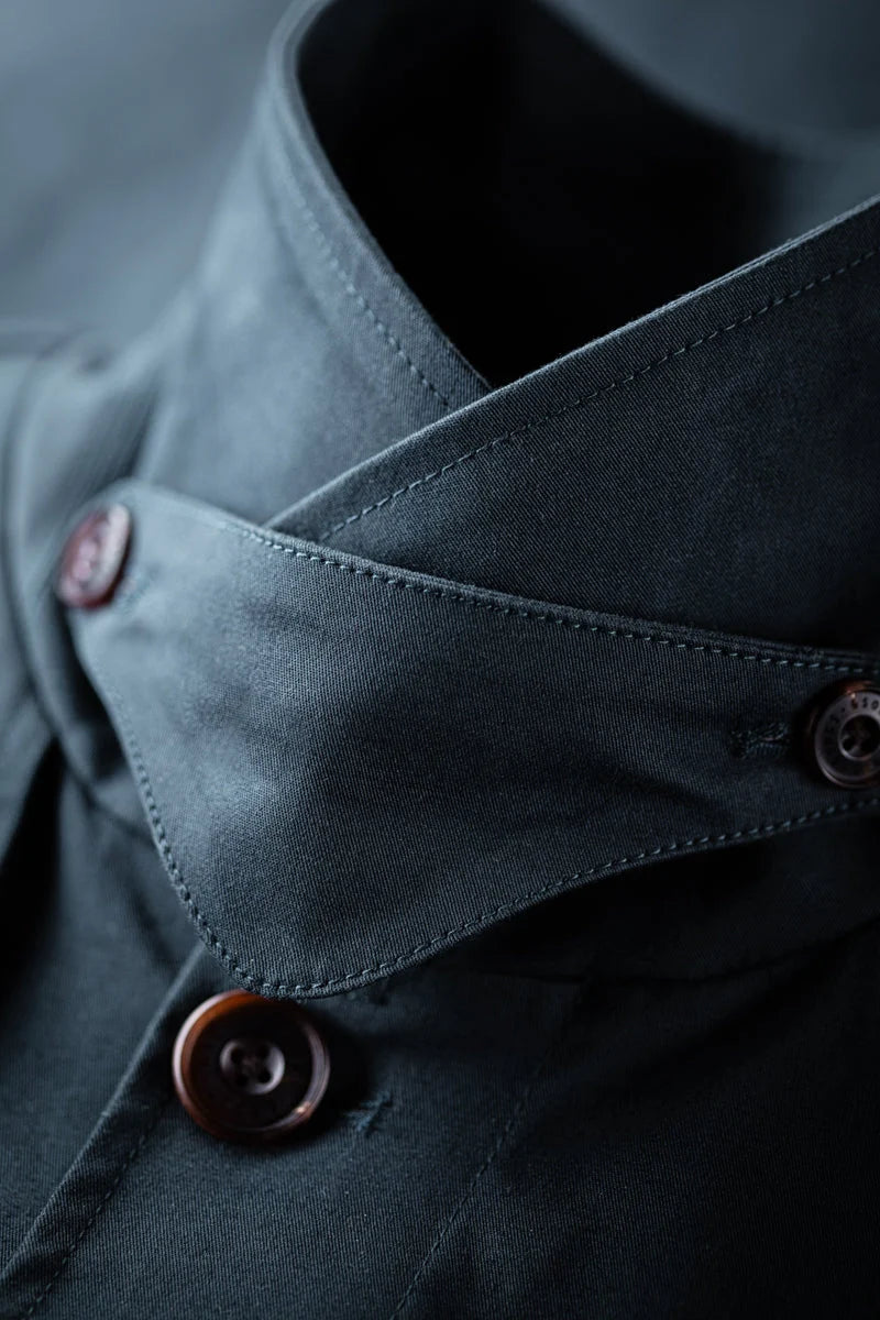 &Sons Woodward Raincoat - Navy