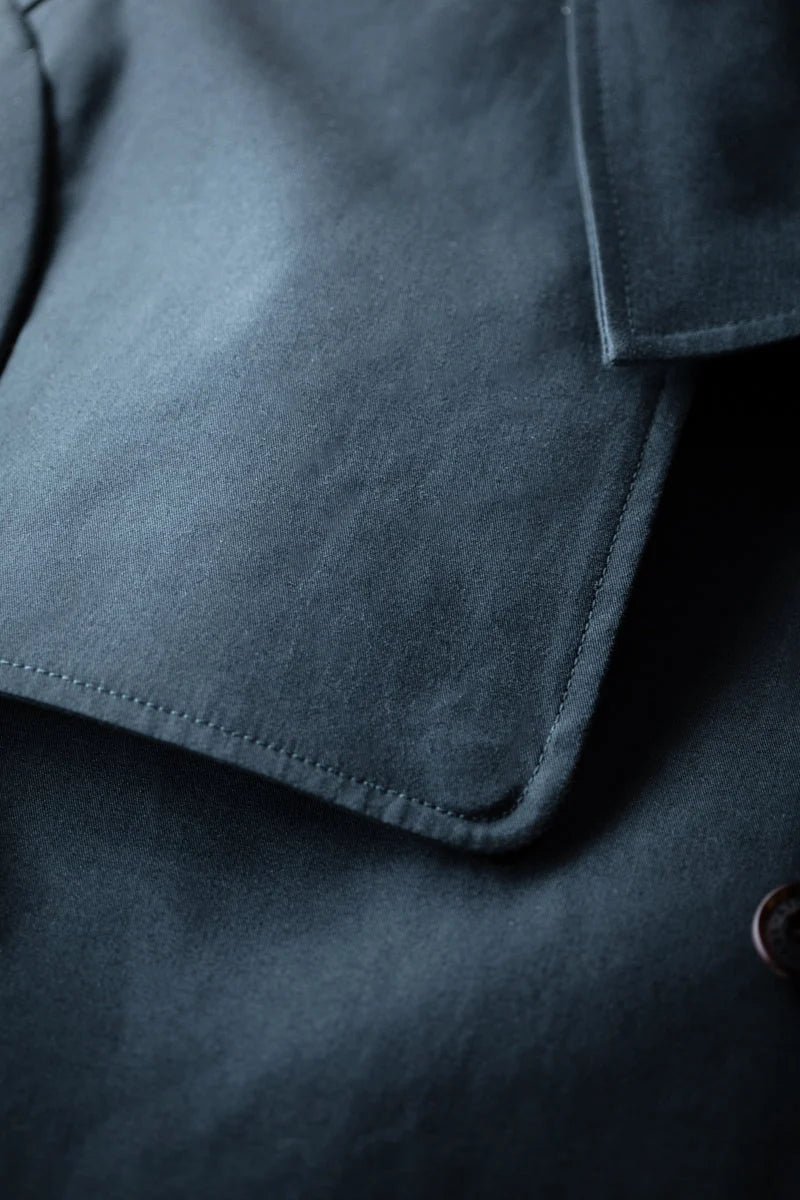 &Sons Woodward Raincoat - Navy