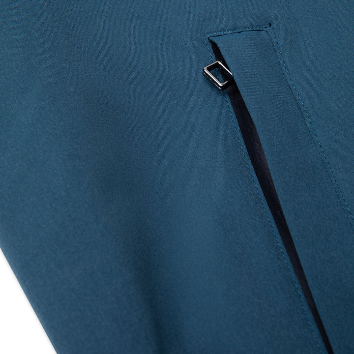 Short Tracker Crinkle Jacket - Vintage Blue