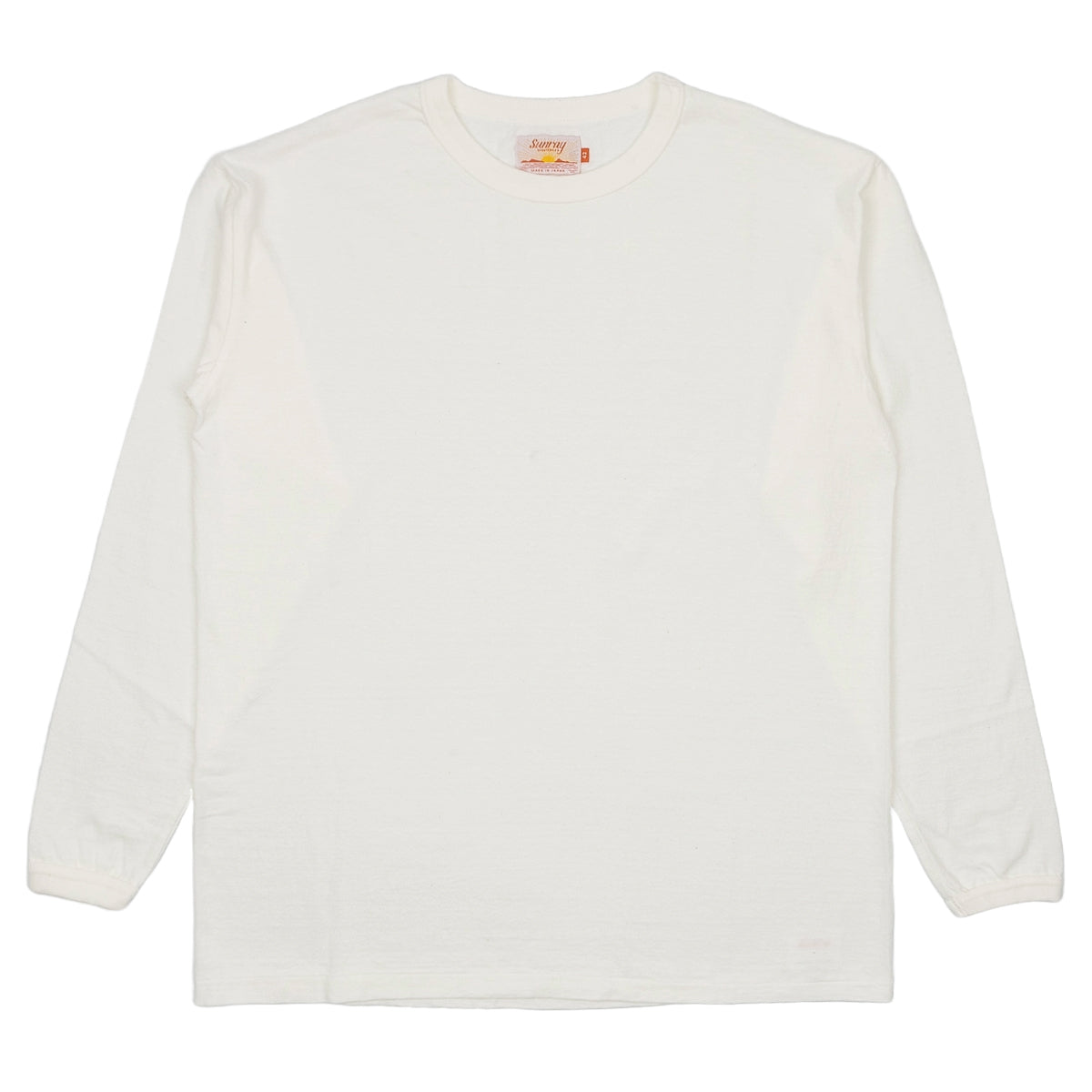 Haleiwa LS T-Shirt - Ochiwata Recycled Cotton - Off White