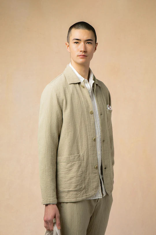 Huntly Jacket - Khaki Matchstick