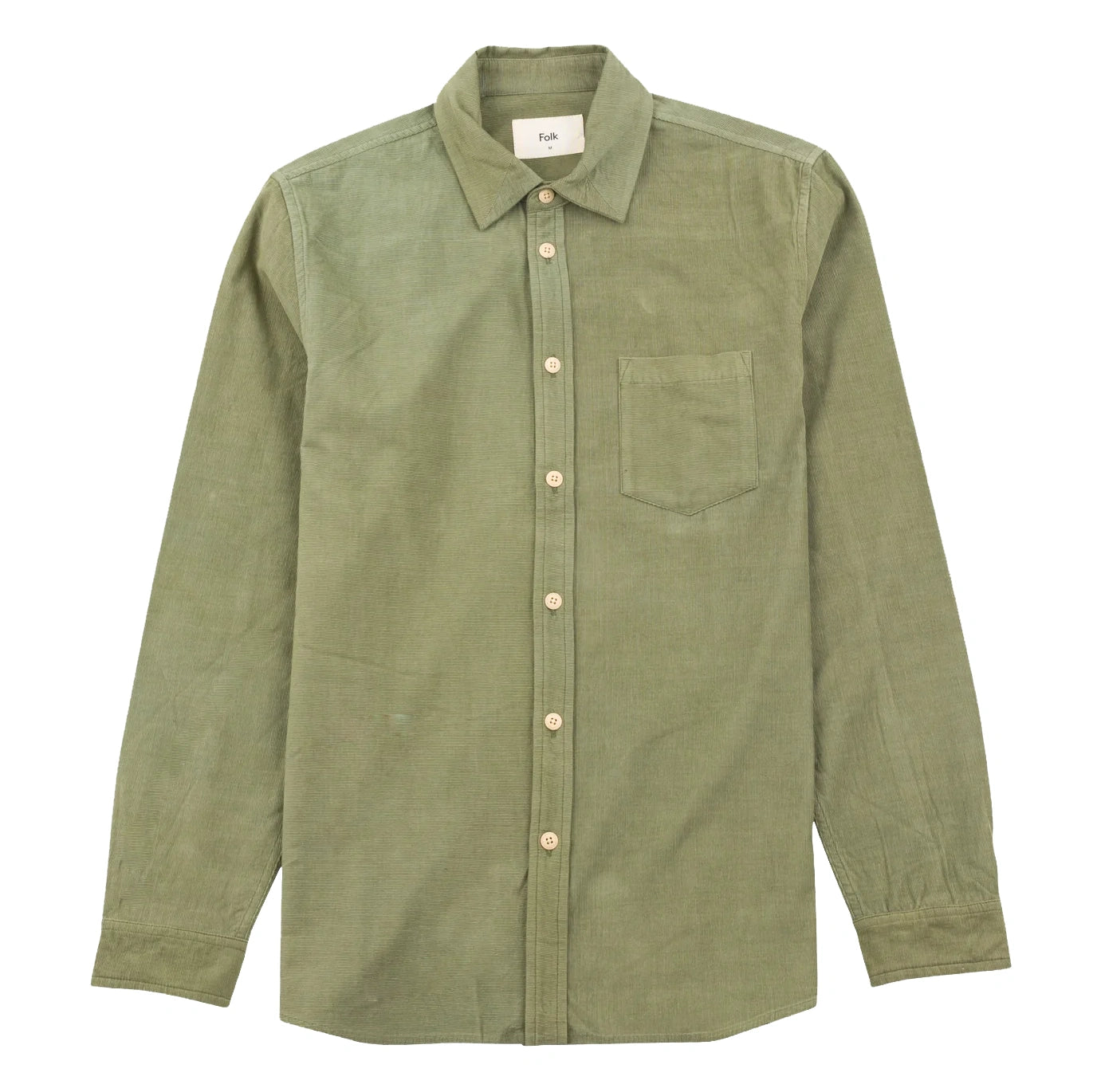 Direction Babycord Shirt - Olive