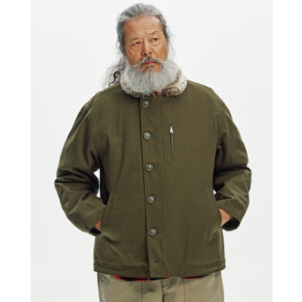 Edgar N1 Deck Jacket - Olive