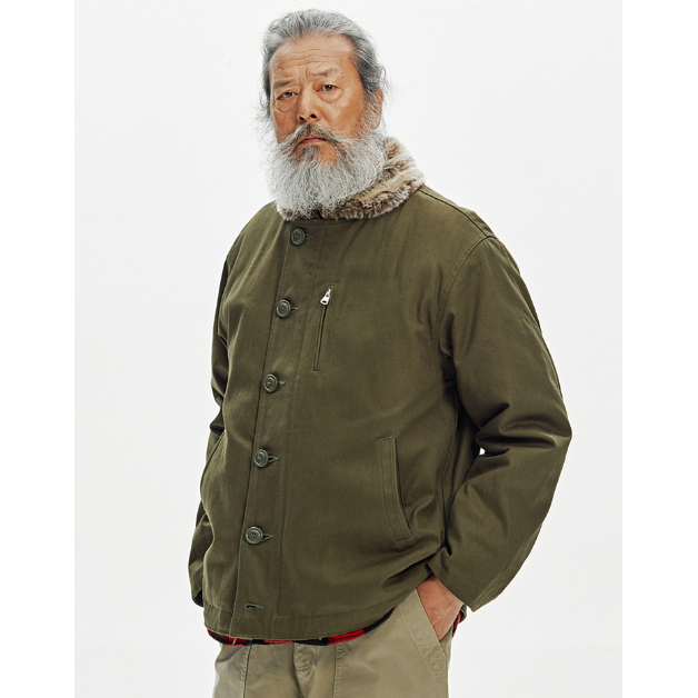 Edgar N1 Deck Jacket - Olive