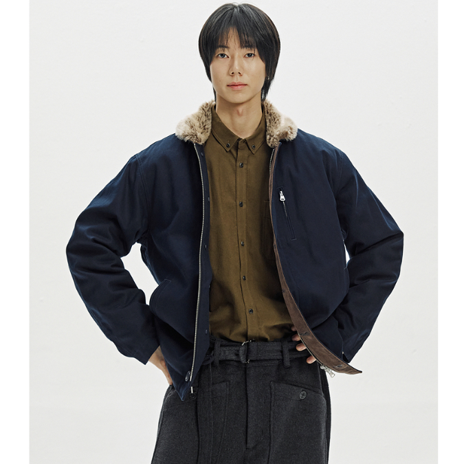 Edgar N1 Deck Jacket Navy