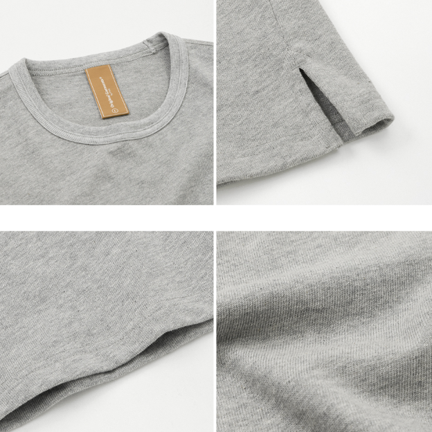 OG Double-Rib Oversized Tee - Grey Melange