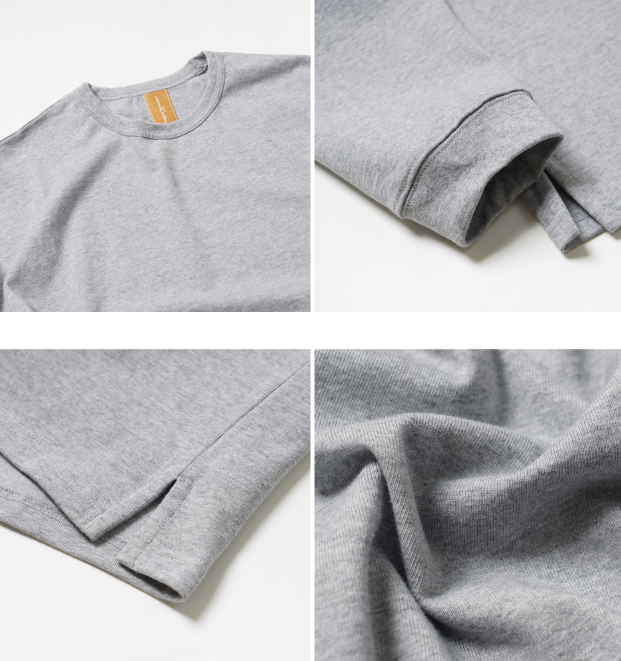 OG Double Rib L/S Tee - Grey