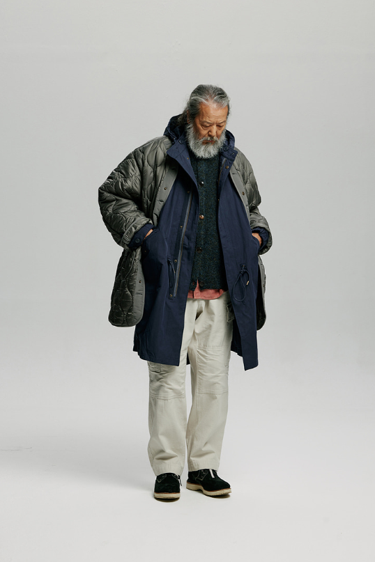 Vincent M1965 Fishtail 2-in-1 Parka 004 - Navy