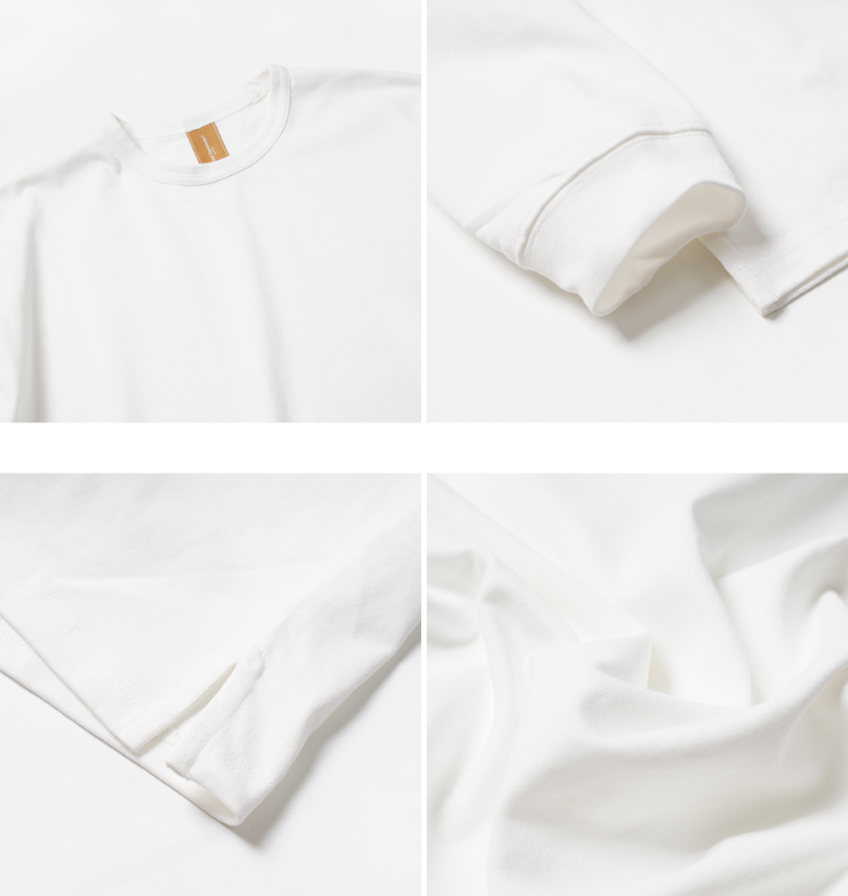 OG Double Rib L/S Tee - White