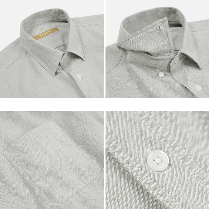 OG Oxford Oversized Shirt - Grey