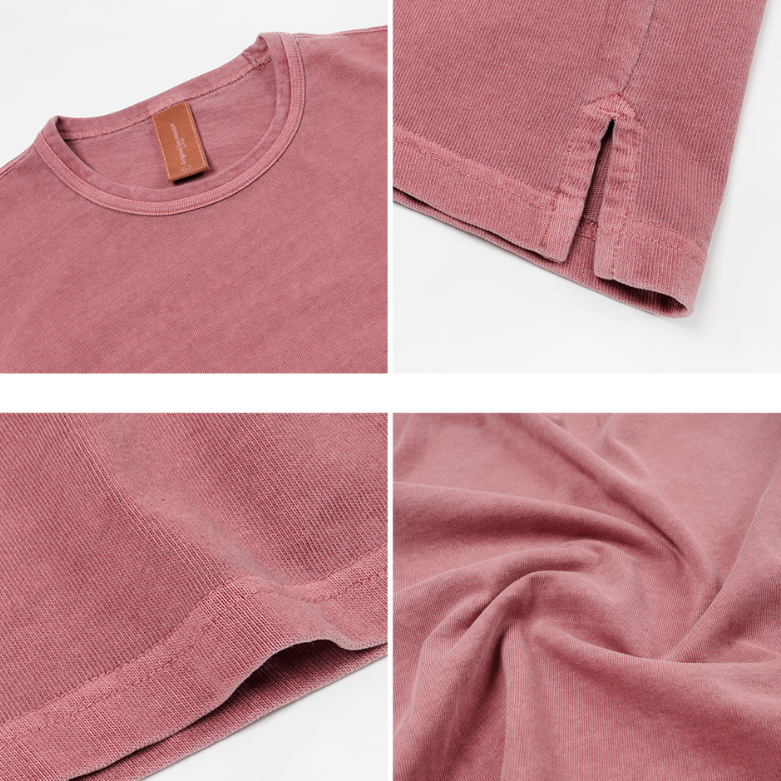 OG Pigment-Dyed Half Tee - Pink