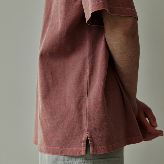 OG Pigment-Dyed Half Tee - Pink