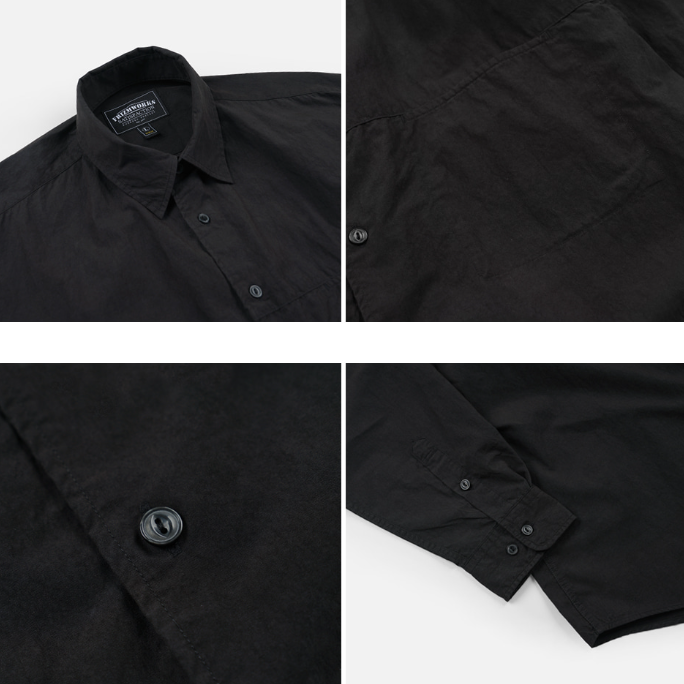 Soft Touch Relaxed Shirt 002 - Black