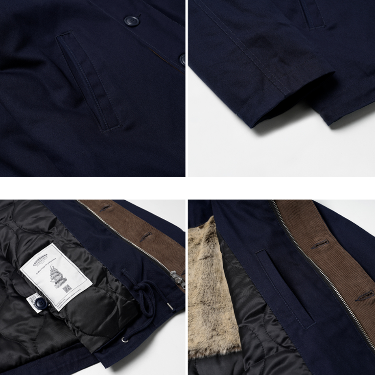 Edgar N-1 Deck Jacket - Navy