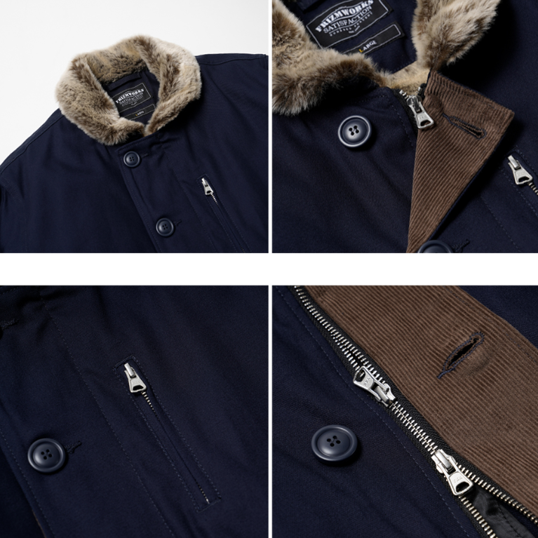 Edgar N-1 Deck Jacket - Navy