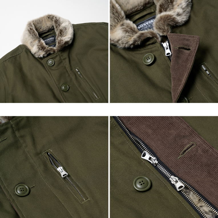 Edgar N-1 Deck Jacket - Olive