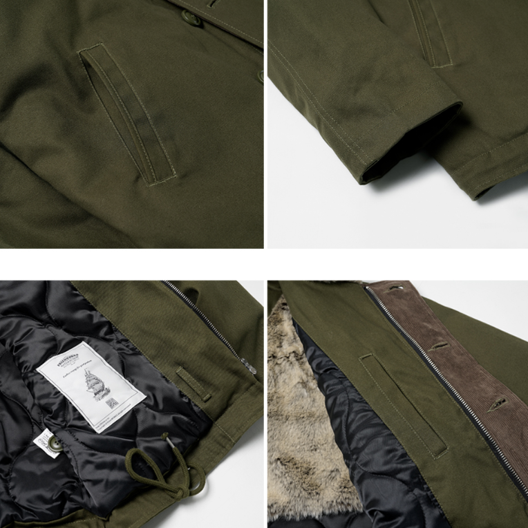 Edgar N-1 Deck Jacket - Olive
