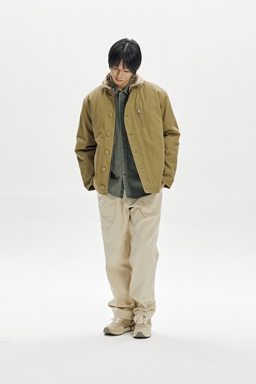 Edgar N-1 Deck Jacket - Beige
