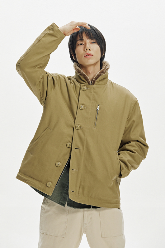 Edgar N-1 Deck Jacket - Beige