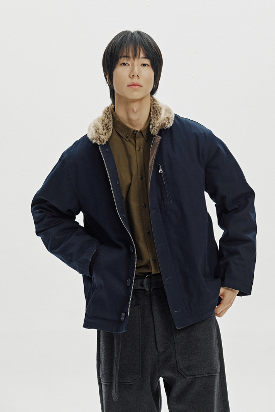 Edgar N-1 Deck Jacket - Navy
